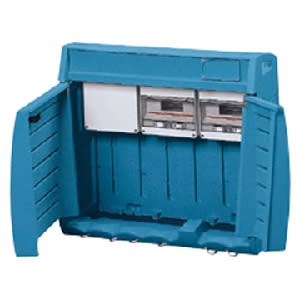 GEWISS - GEWGW68466 Q-BOX - VUOTO - MORSETTIERA DI TERRA (2X25)+(10X10)MMQ 24 MODULI EN 50022