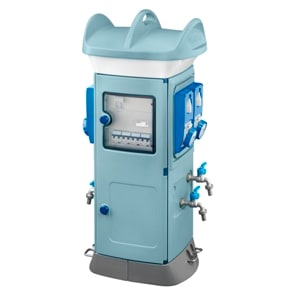 GEWISS - GEWGW68852A QMC63B - CABLATO - BIFACCIALE - 2 PRESE 2P+T 16A 2 PRESE 2P+T 32A - IP55 - AZZURRO