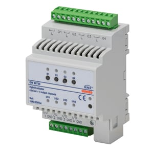 GEWISS - GEWGW90730 MODULO 4IN/OUT UNIV.+4OUT RELAIS KNX DIN