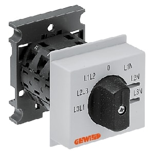GEWISS GEWGW96853 COMMUTATORE VOLTMETRICO 7 POS.