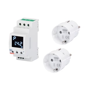 GEWISS - GEWGWA1912 KIT PRECONFIGURATO P-COMFORT RF ZIGBEE E SMART PLUG - 2 SMART PLUG