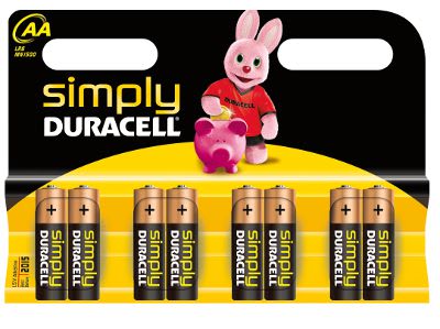 UNOEFFE (DURACELL) - GITMN1500B8SIMPLY DURACELL MN 1500 SIMPLY/8