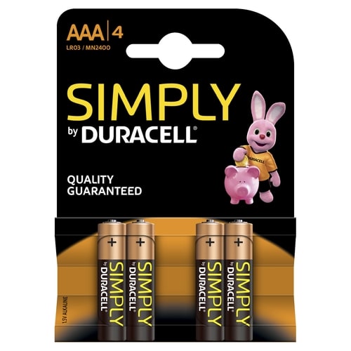 UNOEFFE (DURACELL) - GITMN2400B4SIMPLY DURACELL MN 2400 SIMPLY