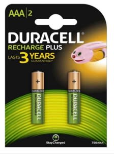 UNOEFFE (DURACELL) - GITVLE750HR03 DURACELL RECHARGEABLE HR3 750MAH VALUE