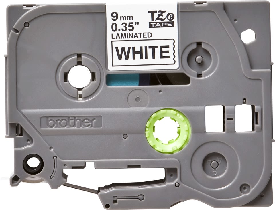 GRAFOPLAST SRL - GRAEGO2SB09W TZE221 NASTRO LAMIN. 9MMX8M NERO/BIANC.