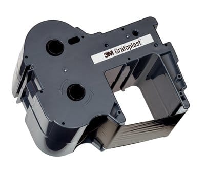 GRAFOPLAST SRL - GRASI2KSBN/B-S NASTRO STRONG NERO 1RIB=1PC