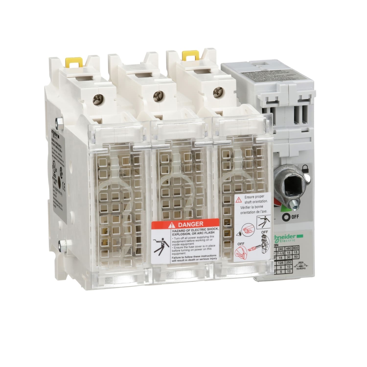 SCHNEIDER ELECTRIC SNRGS2GU3N INT SEZ FUS 3X 60A J-5
