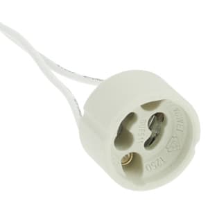 NOBILE ILLUMINAZIONE - NOBPTL/GU10 PORTA LAMPADA GU10 230V IN CERAMICA