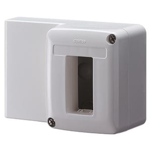 GEWISS - GEWGW27603 SCATOLA PORTAPPARECCHI SYSTEM - PER MINICANALI - 1 POSTO - BIANCO RAL 9010