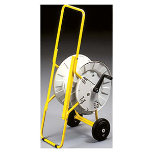 GEWISS - GEWGW68432 CARRELLO IN TUBO METALLICO VERNICIATO GIALLO PER Q-DIN 14/20 MODULI