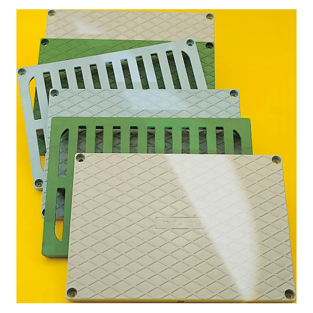 GEWISS - GEWDX59930 COPERCHIO 550X550 CHIUSO VERDE