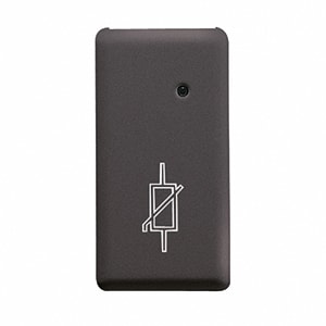 GEWISS - GEWGW21423 LIMITATORE DI SOVRATENSIONI CON SEGNALAZIONE INTERVENTO - 250V ac - 75J - 1 MODULO - SYSTEM BLACK