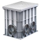 GEWISS - GEWDX59501 POZZETTO RETTANGOLARE 360X260X320 - FONDO PIATTO SFONDABILE, COPERCHIO AD ALTA RESISTENZA E 4 VITI INOX