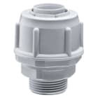 GEWISS - GEWDX56432 RACCORDO FISSO DIRITTO CON PASSO PG RUNPG - IP54 - DIAMETRO GUAINA 32 - PASSO 36 - GRIGIO RAL7035