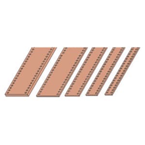 GEWISS - GEWGW45555 COPPIA DI BARRE PIATTE IN RAME 250A 20x5x1750mm PER QUADRI QDX