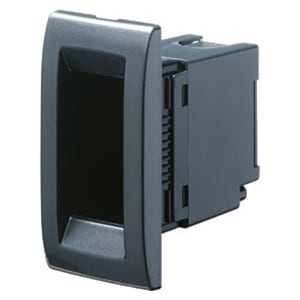 GEWISS - GEWGW32121 PLACCA PER PROFILATI CON SCATOLA ISOLANTE E SUPPORTI - 1 POSTO - ARDESIA - PLAYBUS