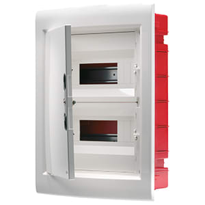 GEWISS - GEWGW40886 QUADRO DI DISTRIBUZIONE CON PANNELLI FINESRATI E TELAIO ESTRAIBILE - PORTA CIECA - 24M (12X2) IP40