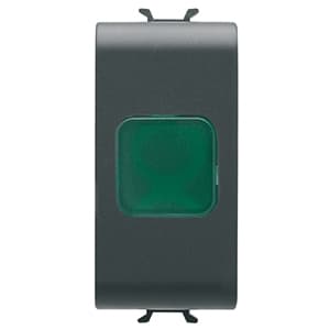 GEWISS GEWGW12622 SPIA DI SEGNALAZIONE VERDE 1M NERO