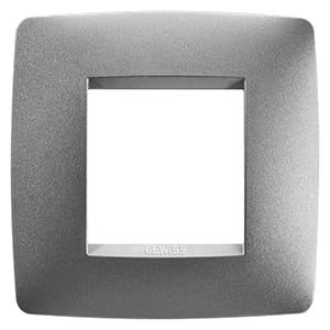 GEWISS - GEWGW16122VT PLACCA ONE INT.2P TITANIO
