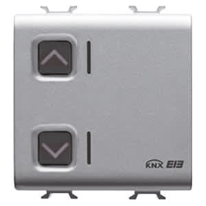 GEWISS - GEWGW14797 ATTUATORE PER TAPPARELLE - 1 CANALE - 6A - KNX - 2 MODULI - TITANIO - CHORUSMART