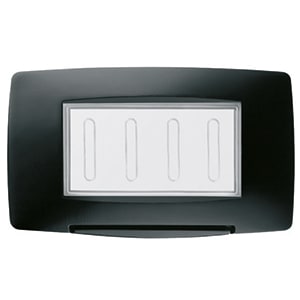 GEWISS GEWGW16704TN PLACCA STAGNA 4M IP55 NERO