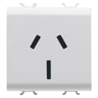 GEWISS - GEWGW10307 PRESA 2M 2P+T 15A ST.AUSTRALIANO BIANCO