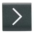 GEWISS - GEWGW12546 TASTO INTERCAMB. FRECCIA ORIZ. NERO
