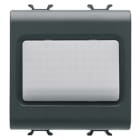 GEWISS - GEWGW12651 SEGNAPASSO 12VAC/DC-230VAC TRASP.2M NERO