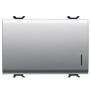 GEWISS - GEWGW14112 INVERTITORE UNIPOLARE 250V ac - 16AX ILLUMINABILE - CON DIFFUSORE - 3 MODULI - TITANIO - CHORUSMART