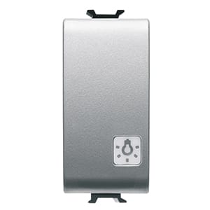 GEWISS - GEWGW14151 PULSANTE 1M 1P NA 16A LUCE TITANIO