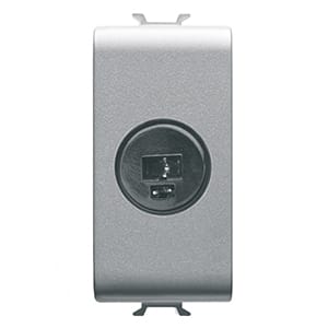 GEWISS - GEWGW14454 CONNETTORE CIRCUITI FONICI 1M TITANIO