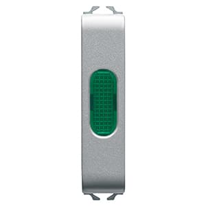 GEWISS GEWGW14642 SPIA DI SEGNALAZIONE VERDE 1/2M TITANIO