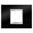 GEWISS - GEWGW16202TN PLACCA LUX 2M NERO TONER