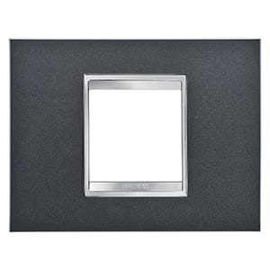 GEWISS - GEWGW16202VA PLACCA LUX 2P ARDESIA