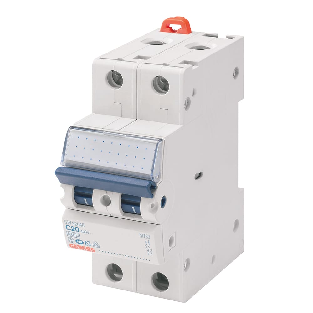 GEWISS GEWGW92248 INT.MAGNETOTERMICO 2P B20 6KA 2M