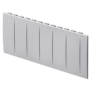 GEWISS - GEWGW40467VT PROFILO COPRIMODULI PER CENTRALINI DA ARREDO - VERNICIATO TITANIO - 6,5 MODULI