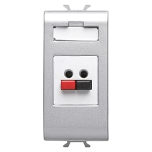 GEWISS - GEWGW14458 CONNETTORE DIFFUSIONE SONORA TITANIO