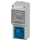 GEWISS - GEWGW68227N Q-DIN5 ASD 1PR.IEC309 IP44/IP54