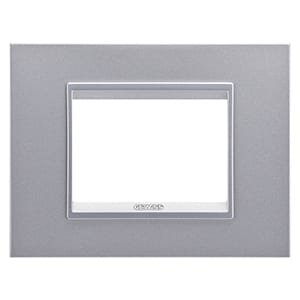 GEWISS GEWGW16203XT PLACCA LUX 3M METAL TITANIO MONOCHROME