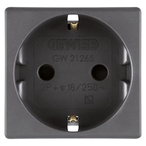 GEWISS GEWGW21265 PRESA 2P+T 16A ST.TEDESCO SY/BK