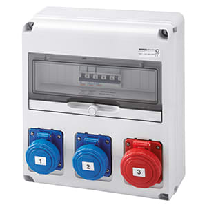 GEWISS - GEWGW68205N Q-DIN14 ASD 3PR.IEC309 IP65