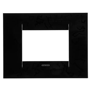 GEWISS - GEWGW16403TN PLACCA GEO 3P NERO TONER
