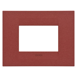 GEWISS - GEWGW16403VR PLACCA GEO 3P RUBINO