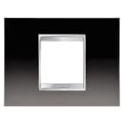 GEWISS - GEWGW16202ML PLACCA LUX 2P METAL.CANNA DI FUCILE