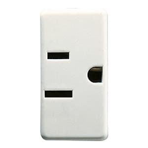 GEWISS GEWGW20214 PRESA 2P+T 15A 125V ST.USA SY/WT