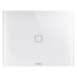 GEWISS - GEWGW16951CB PLACCA ICE TOUCH 3P BIANCO 1 SIMBOLO