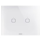 GEWISS - GEWGW16952CB PLACCA ICE TOUCH 3P BIANCO 2 SIMBOLI
