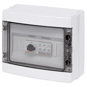 GEWISS - GEWGWD9901 QUADRO 2 STRINGHE PRECABLATE - 600V DC - 25A - 1x12 MODULI