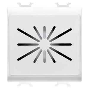 GEWISS - GEWGW10936 AVVISATORE ACUSTICO DA INCASSO - ANTIFURTO FILARE - BIANCO - CHORUSMART