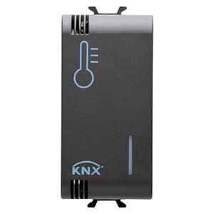 GEWISS - GEWGW12799 SONDA DI TERMOREGOLAZIONE - KNX - 1 MODULO - NERO - CHORUSMART